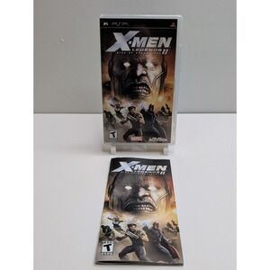 X-Men Legends II: Rise of Apocalypse 2 PSP Playstation Portable CIB WITH MANUAL